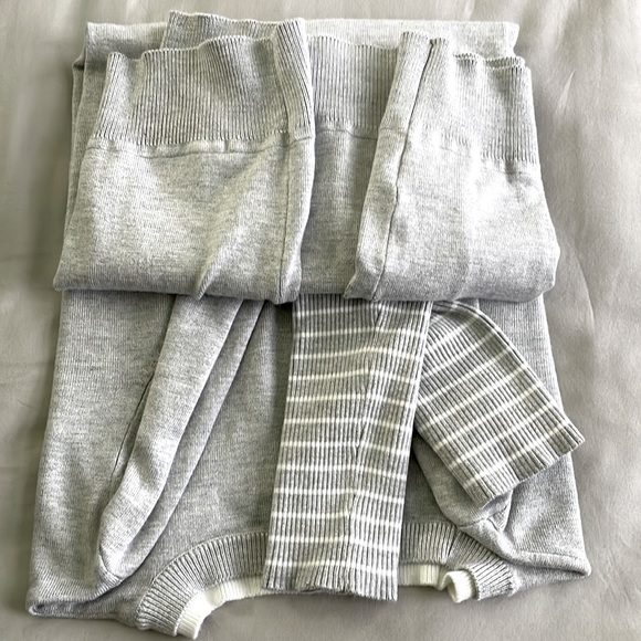 NWOT Tristan Light Grey Viscose Long Sleeved Crew Neck Sweater, Size L - Picture 13 of 13